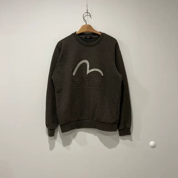 [BUNJANG] Evisu Khaki Sweatshirt / [Evisu] 에비수 맨투맨