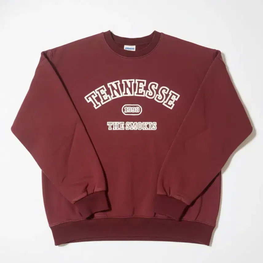 [BUNJANG] Potato Club Burgundy Sweatshirt / Potato Club 버건디 맨투맨
