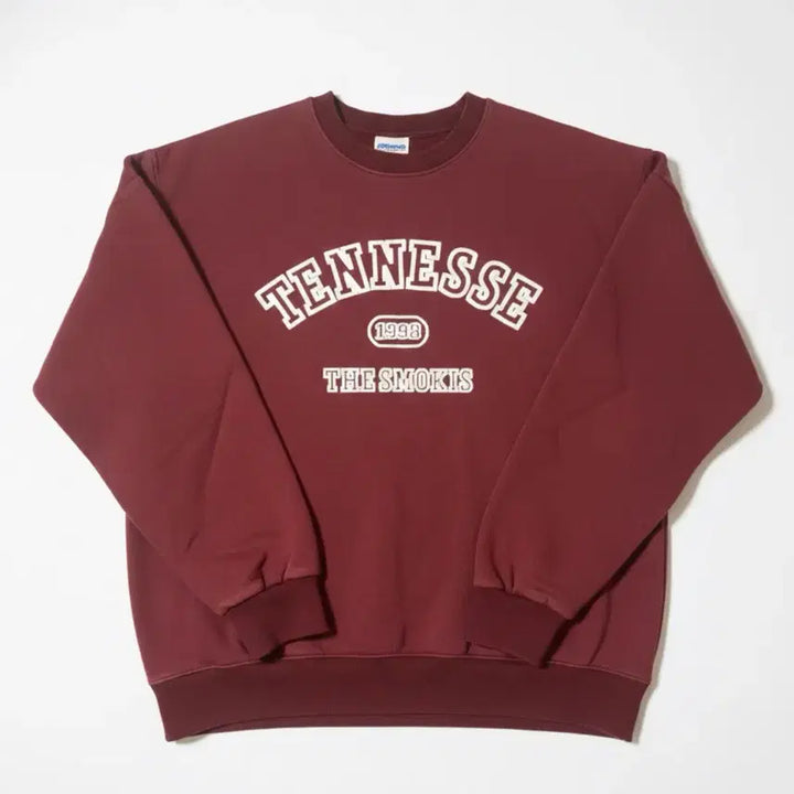 [BUNJANG] Potato Club Burgundy Sweatshirt / Potato Club 버건디 맨투맨