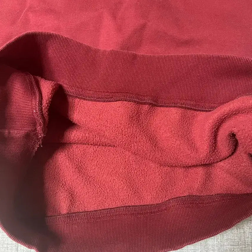 [BUNJANG] Potato Club Burgundy Sweatshirt / Potato Club 버건디 맨투맨
