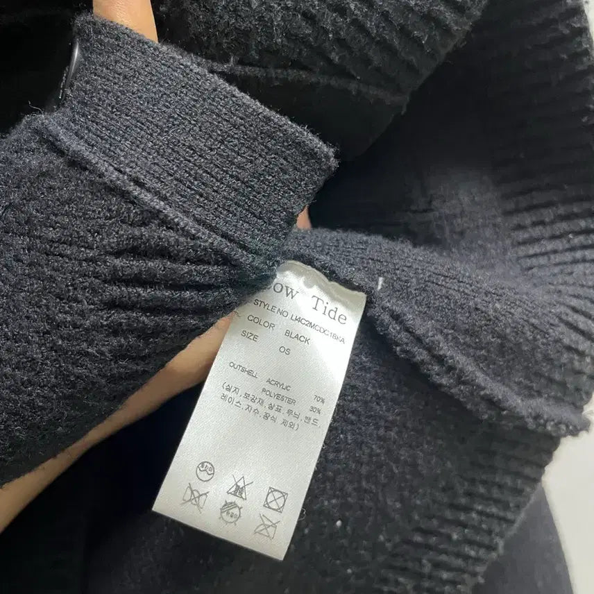 [BUNJANG] Low Tide Black Cardigan / Low Tide 로우타이드블랙 가디건