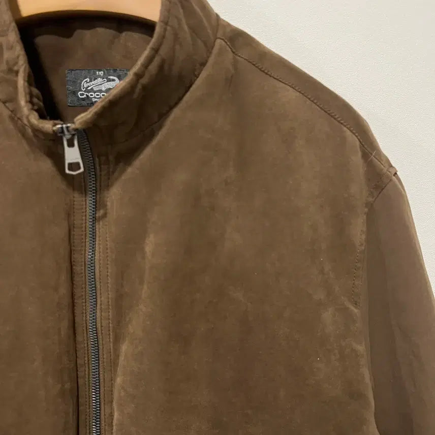 [BUNJANG] Crocodile Suede Work Jacket / [Crocodile] 크로커다일 스웨이드 워크자켓