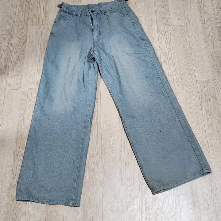 [BUNJANG] Polytelu Goshima Denim Jeans / (1) 폴리테루 고시마데님 블루그레이 1사이즈