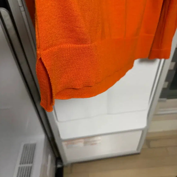 [BUNJANG] Solid Homme Orange Knit Sweater 50 / 솔리드옴므 오렌지 니트 스웨터 50