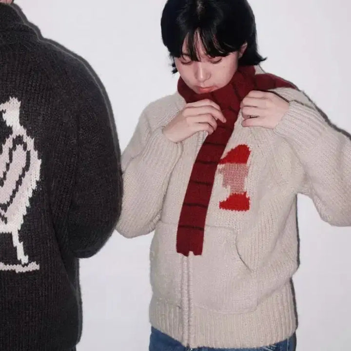 [BUNJANG] Nitlee Cowichan Cardigan / 니틀리 코위찬