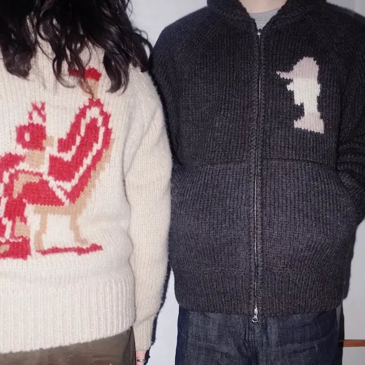 [BUNJANG] Nitlee Cowichan Cardigan / 니틀리 코위찬