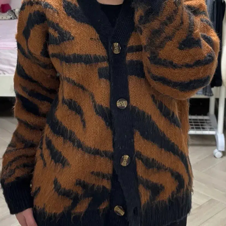 [BUNJANG] Beliin Cardigan / 벨린 퍼 가디건