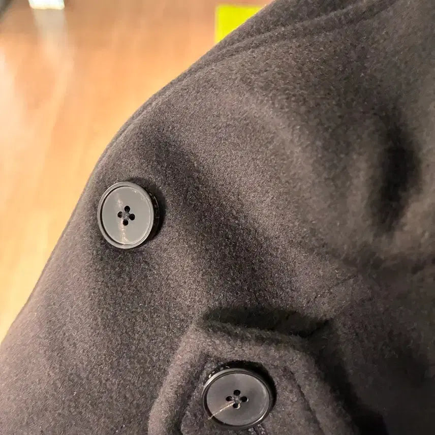 [BUNJANG] Insilence Mapel Cashmere Balmacaan Coat - Mud Grey (Size L) / 인사일런스 마펠 캐시미어 발마칸 코트_L사이즈 Mud Grey