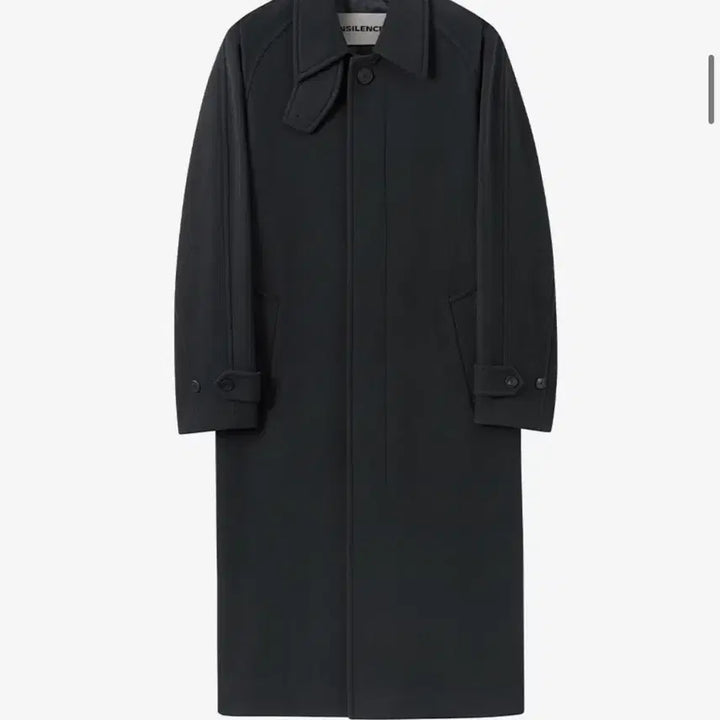 [BUNJANG] Insilence Mapel Cashmere Balmacaan Coat - Mud Grey (Size L) / 인사일런스 마펠 캐시미어 발마칸 코트_L사이즈 Mud Grey