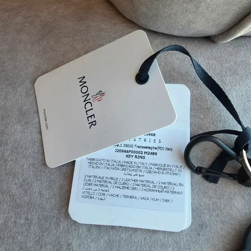 [BUNJANG] Moncler Keyring Black / 몽클레어 키링 블랙 (새상품)