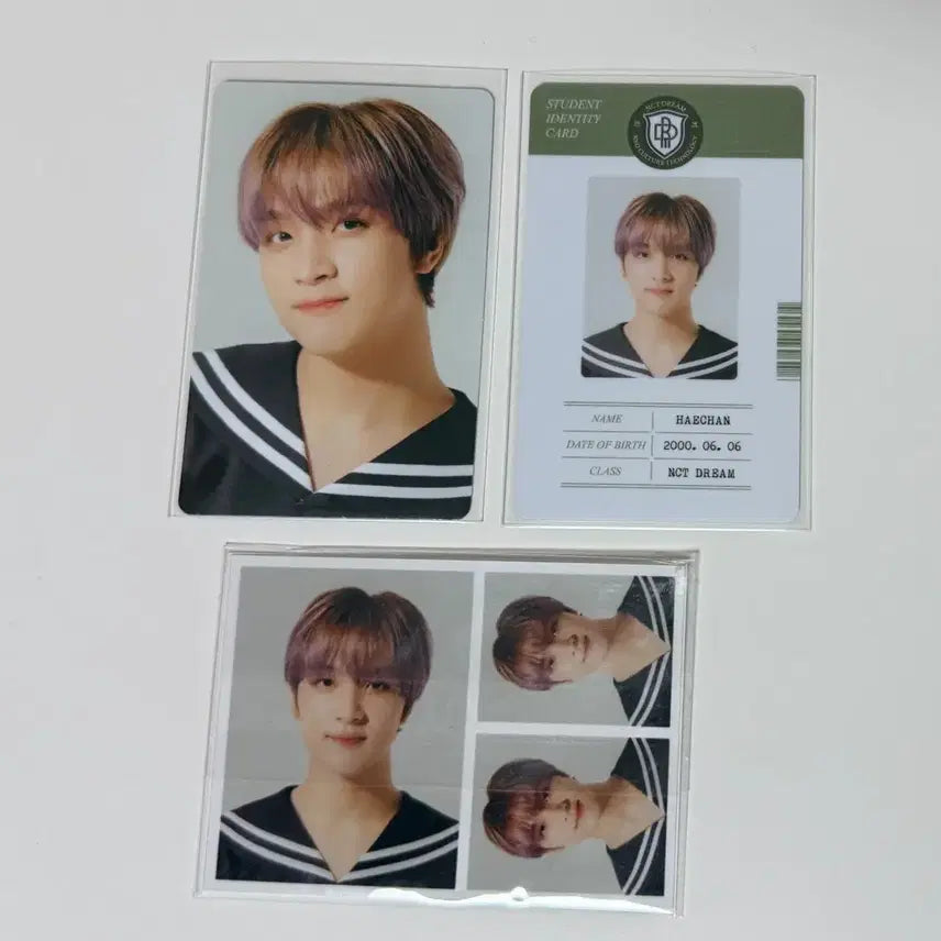 [BUNJANG] NCT Dream Haechan School Kit Photocard / 엔시티 드림 해찬 스쿨키트 증사 학생증 포카