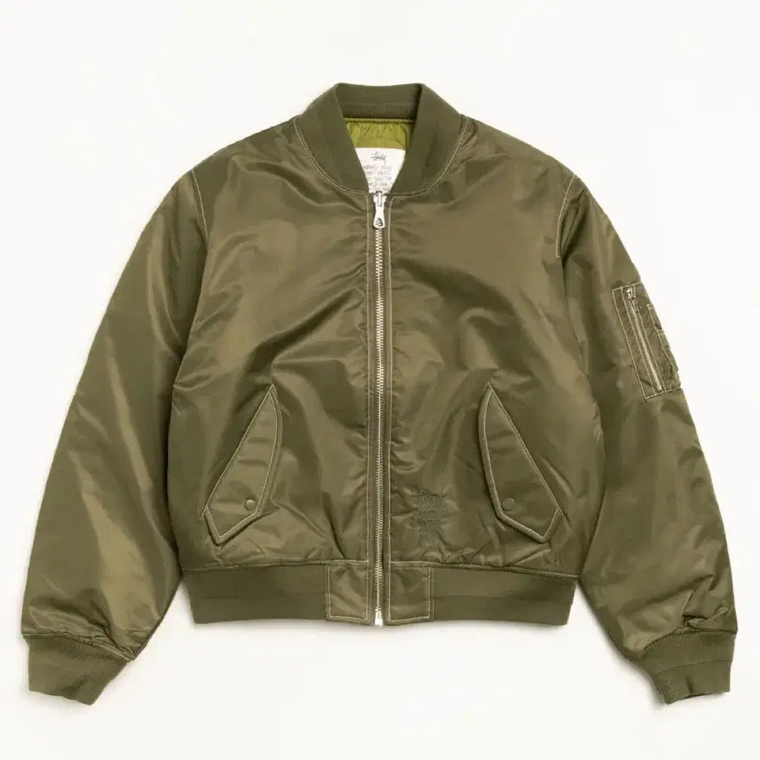 [BUNJANG] Stussy Built Reversible Bomber Jacket / Stussy Built Reversible Bomber Jacket Ol