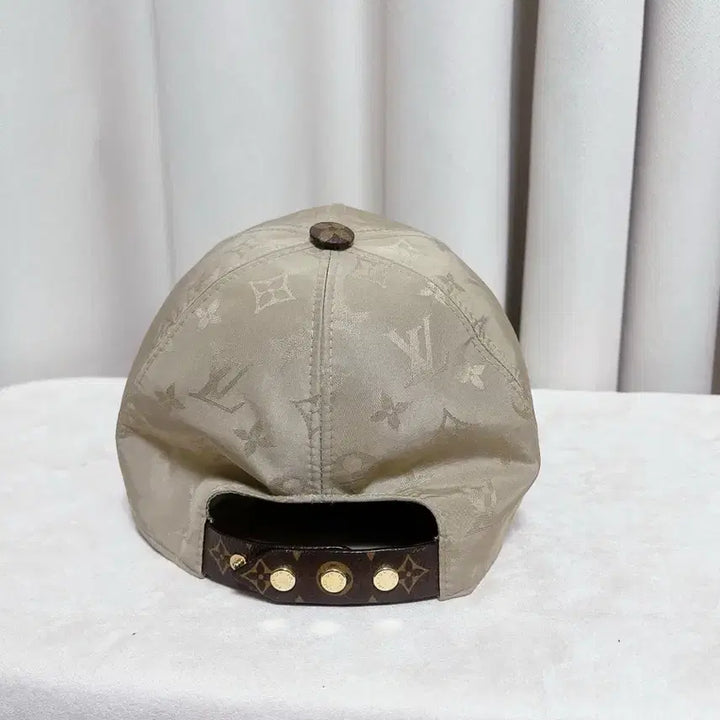 [BUNJANG] Louis Vuitton Monogram Leather Cotton Ball Cap / 루이비통 모노그램 레더 코튼 볼캡/M