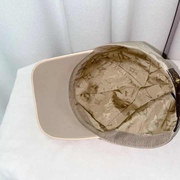 [BUNJANG] Louis Vuitton Monogram Leather Cotton Ball Cap / 루이비통 모노그램 레더 코튼 볼캡/M