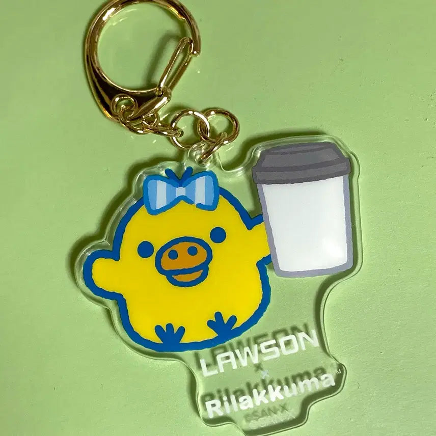 [BUNJANG] Lawson x Rilakkuma Acrylic Key Holder / 로손X리락쿠마 콜라보 이치방쿠지 G상 아크릴키홀더 / 키링
