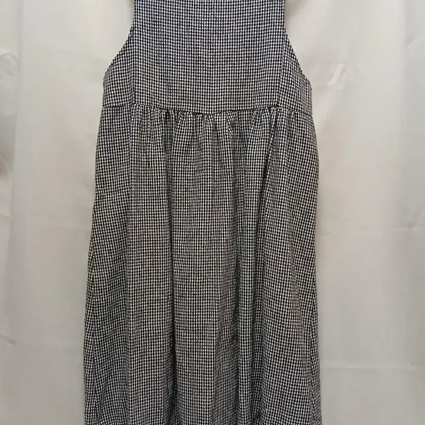 [BUNJANG] Open Closet Houndstooth Layered Dress / 오픈클로젯 하운드체크 레이어드 원피스