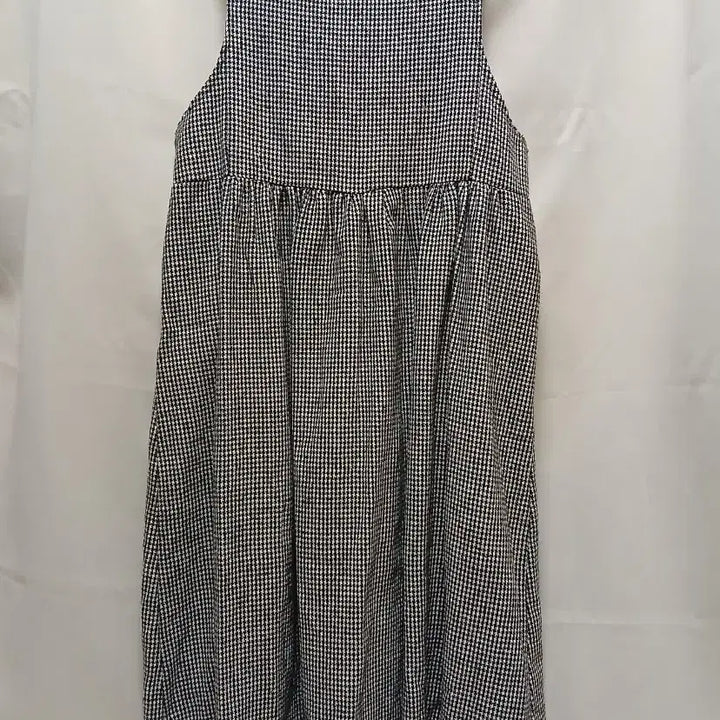 [BUNJANG] Open Closet Houndstooth Layered Dress / 오픈클로젯 하운드체크 레이어드 원피스