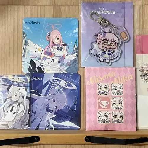 [BUNJANG] Blue Archive Mika Collaboration Cafe Goods Set / 블루아카이브 미소노 미카 콜라보카페 굿즈 세트