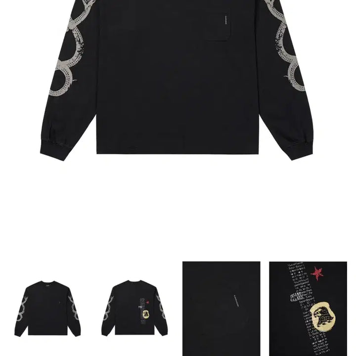 [BUNJANG] Insane Garage Snake Long Sleeve / 인세인개러지 스네이크 롱슬리브