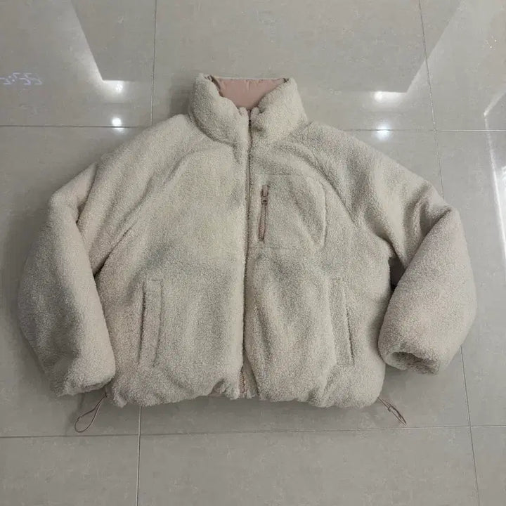 [BUNJANG] Kim Ming SPAO Reversible Crop Short Padded Jacket (Pink, S) / 김밍 패딩 단종템)스파오 리버서블 크롭 숏패딩 핑크 S