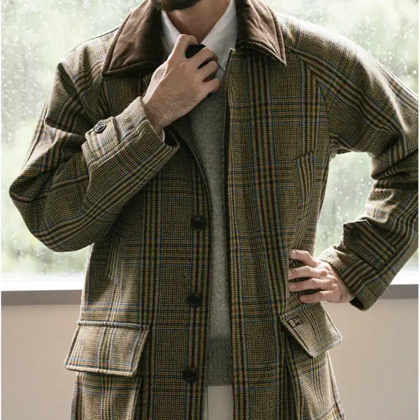 [BUNJANG] Bastong 186 Brown Check / 바스통 186 브라운 체크