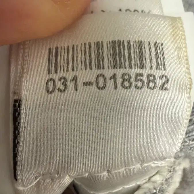 [BUNJANG] Chrome Hearts Cross Patch Paper Jam Half Zip-up Gray / [L] 크롬하츠 크로스 패치 페이퍼잼 하프집업 그레이