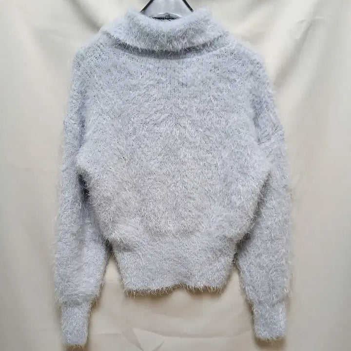 [BUNJANG] Angora Crop Knit Top / 여성 헤어리 앙고라 크롭 니트