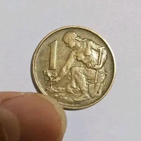 [BUNJANG] Czechoslovakia 1980 1 Koruna Coin / 체코슬로바키아 1980년 1코로나 주화(외국동전)345