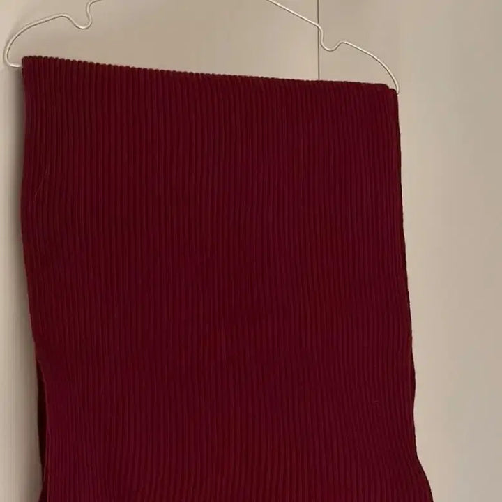 [BUNJANG] Massimo Dutti Burgundy Wine Muffler / 마시모두띠 머플러  버건디와인