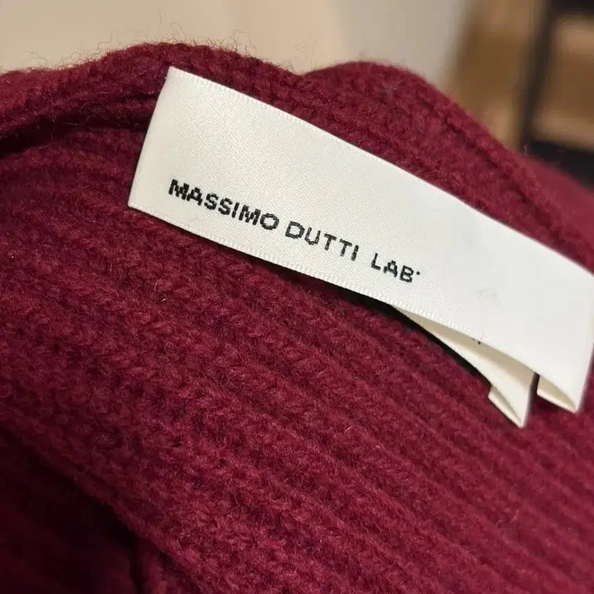 [BUNJANG] Massimo Dutti Burgundy Wine Muffler / 마시모두띠 머플러  버건디와인