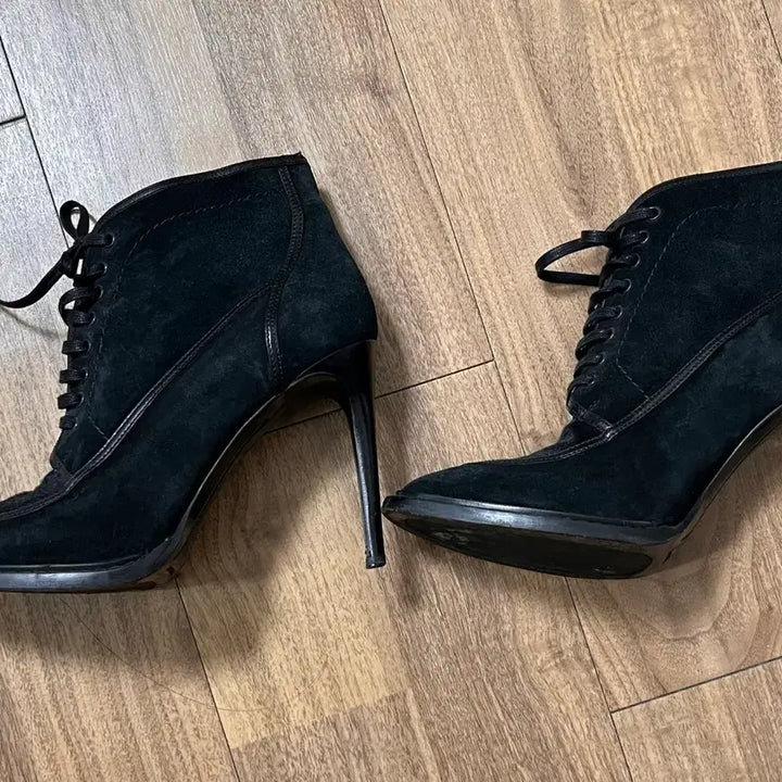 [BUNJANG] Burberry Ankle Boots 38 / 버버리 송치/ 스웨이드 레이스업 앵클 부츠 38