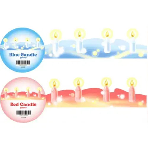 [BUNJANG] Dabvit Glitter Die-cut Masking Tape (2 Types) / 다빛 캔들 글리터 다이컷 마테 2종