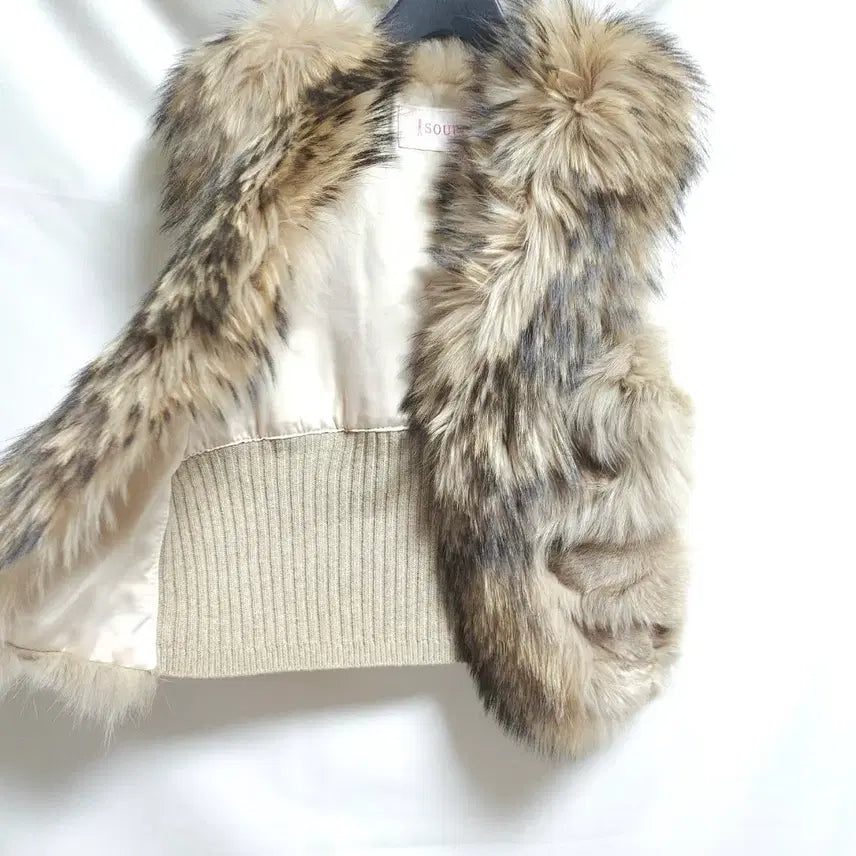 [BUNJANG] SOUP Natural Fur Vest / SOUP 천연모피 베스트 조끼