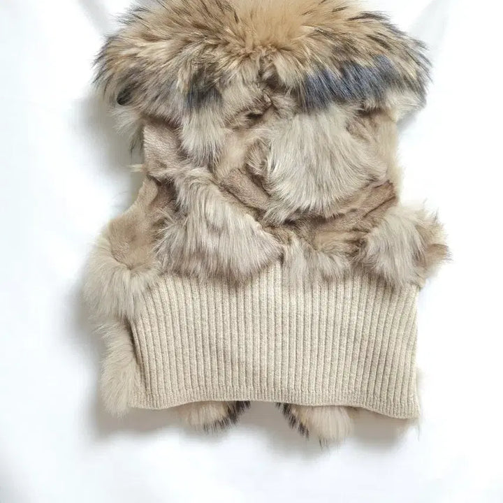 [BUNJANG] SOUP Natural Fur Vest / SOUP 천연모피 베스트 조끼