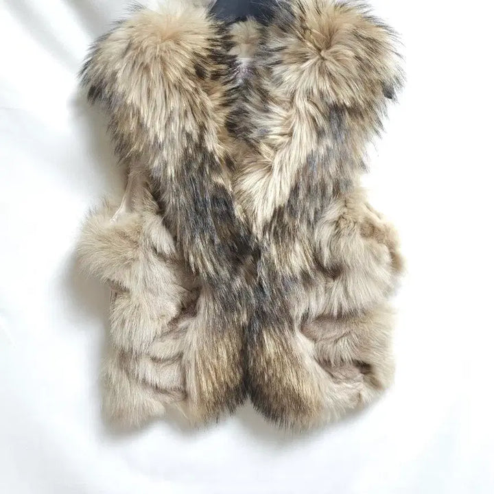 [BUNJANG] SOUP Natural Fur Vest / SOUP 천연모피 베스트 조끼