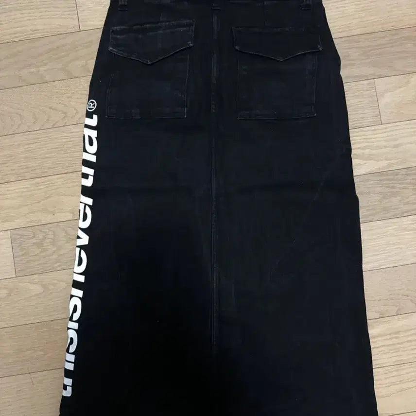 [BUNJANG] thisisneverthat Black Denim Long Skirt / 디스이스네버댓 블랙데님 롱스커트