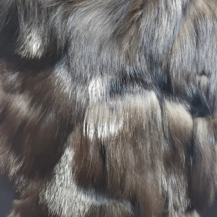 [BUNJANG] Prellin Fox Fur Vest / 프렐린 천연 양가죽 폭스모피 베스트조끼