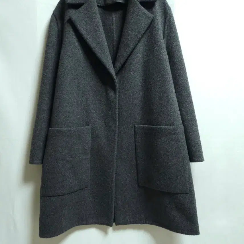[BUNJANG] Le Sserafim Charcoal Gray Wool Long Coat / 르세떼 리트로바테 차콜그레이 울 롱코트.남녀공용
