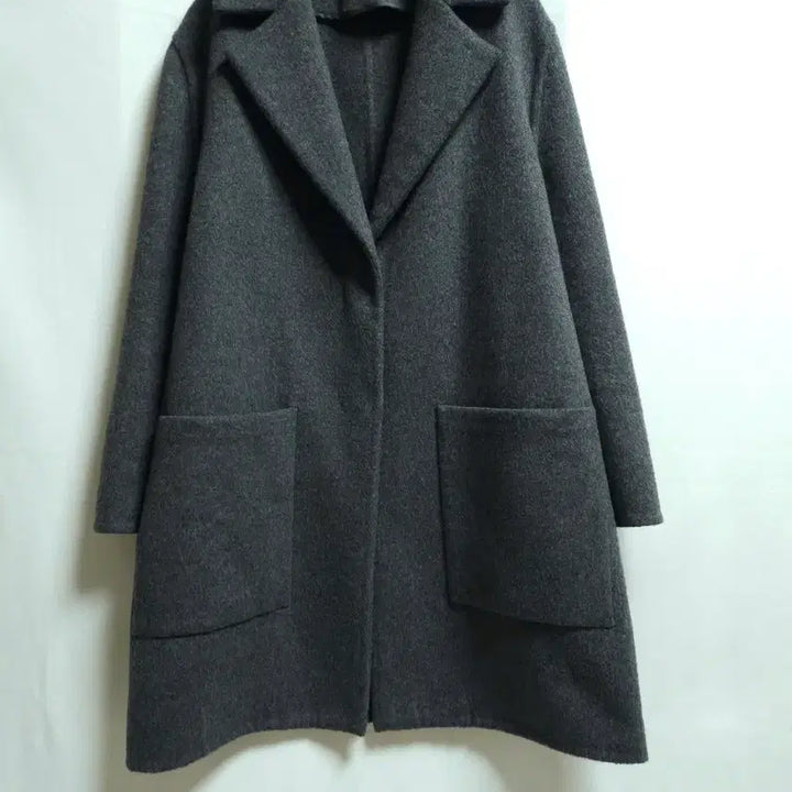 [BUNJANG] Le Sserafim Charcoal Gray Wool Long Coat / 르세떼 리트로바테 차콜그레이 울 롱코트.남녀공용