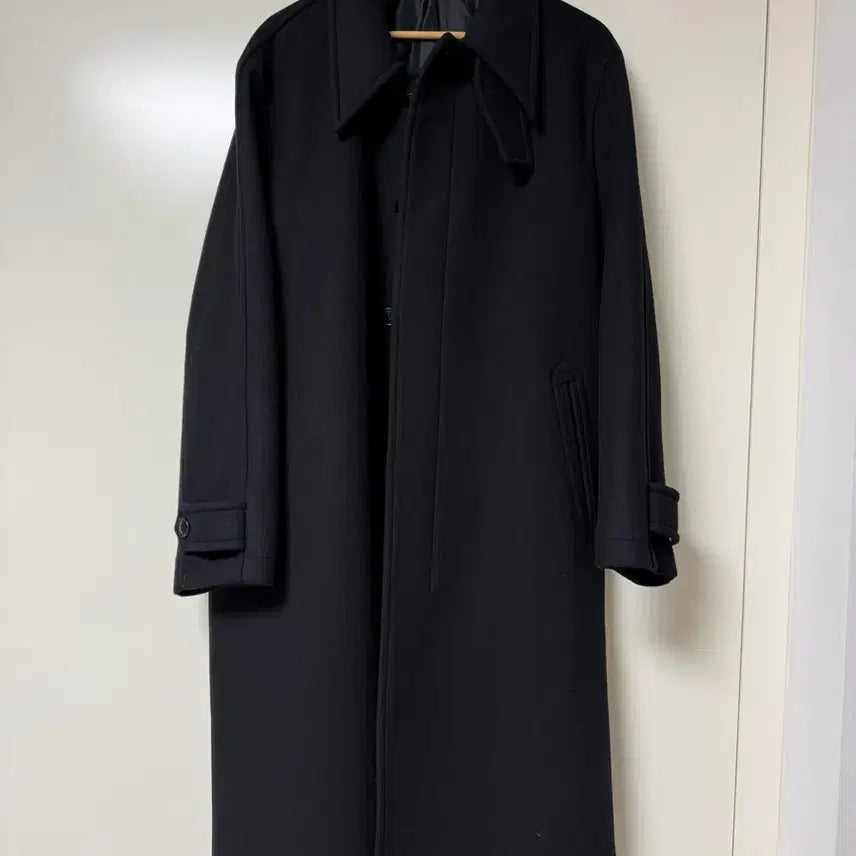 [BUNJANG] COOR MTR Cashmere Overcoat Black (L) / [L] 쿠어 MTR 캐시미어 오버코트 블랙