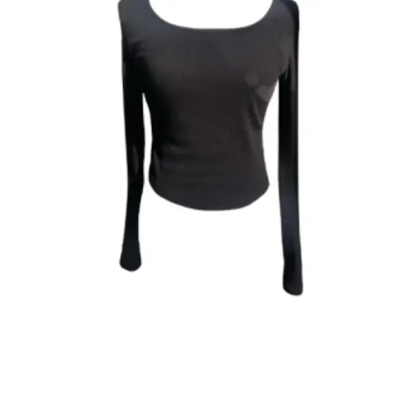 [BUNJANG] Rozelin Side Slit Crop Top / 로젤린-쫀쫀옆트임크롭티