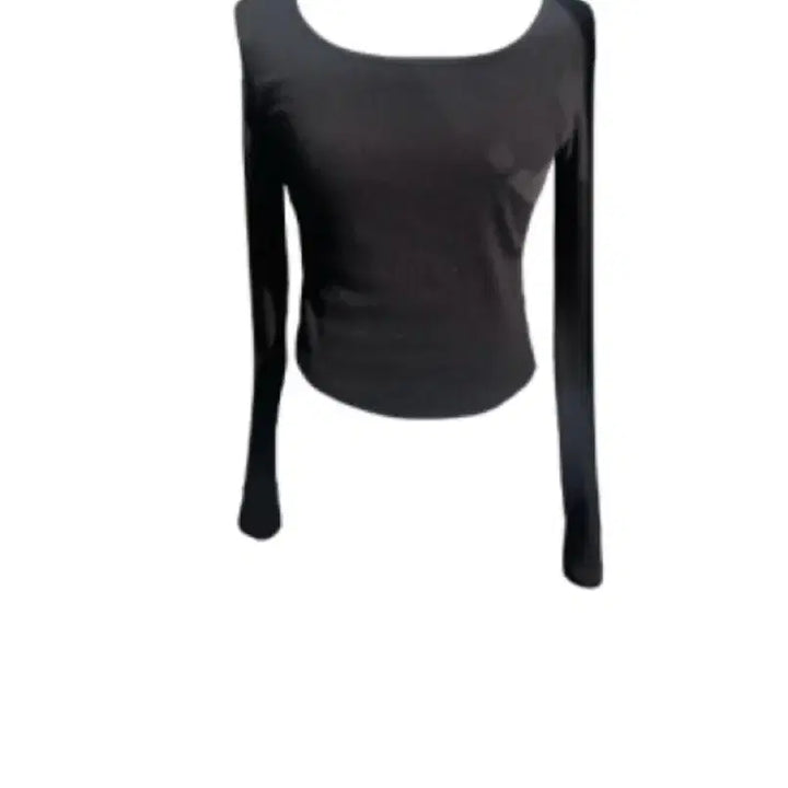 [BUNJANG] Rozelin Side Slit Crop Top / 로젤린-쫀쫀옆트임크롭티