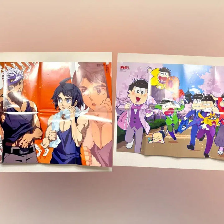 [BUNJANG] Osamatsu-san Double-Sided Poster / a1 대형 양면 포스터 / 철혈 + 오소마츠상