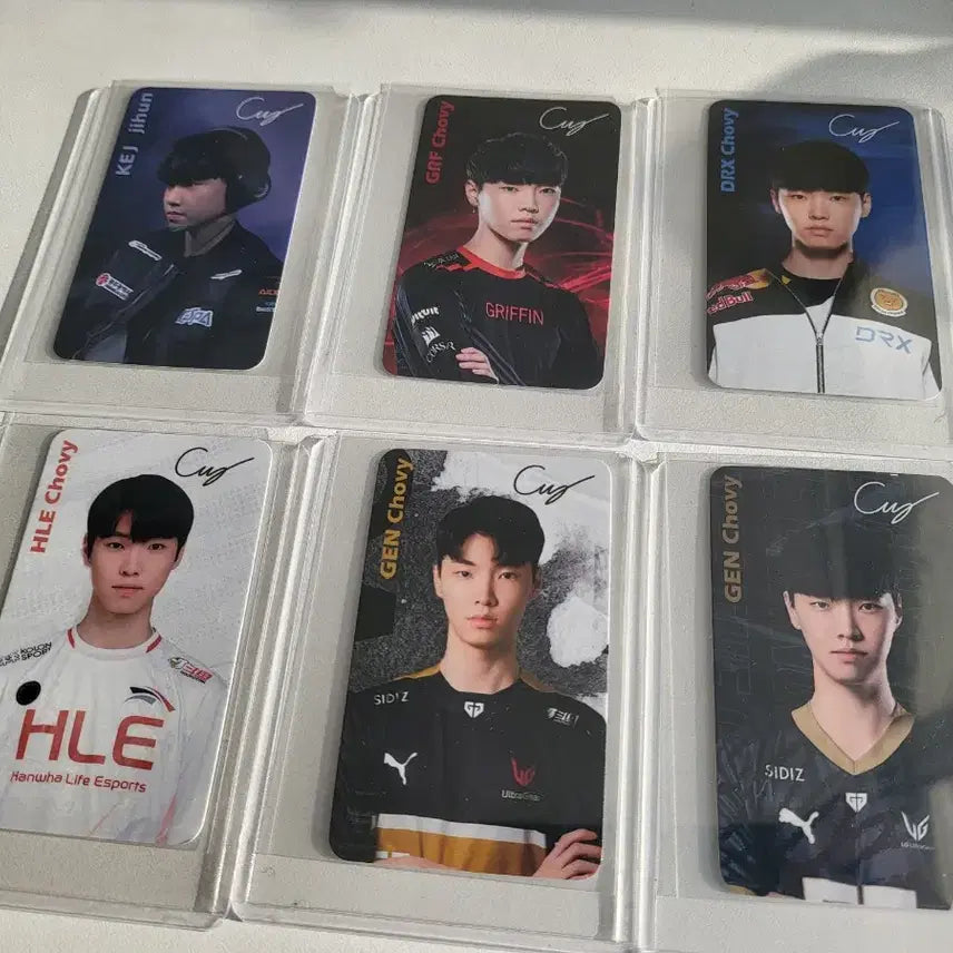 [BUNJANG] Gen.G Chovy Photocard (6) / 젠지 쵸비 포토카드 6장