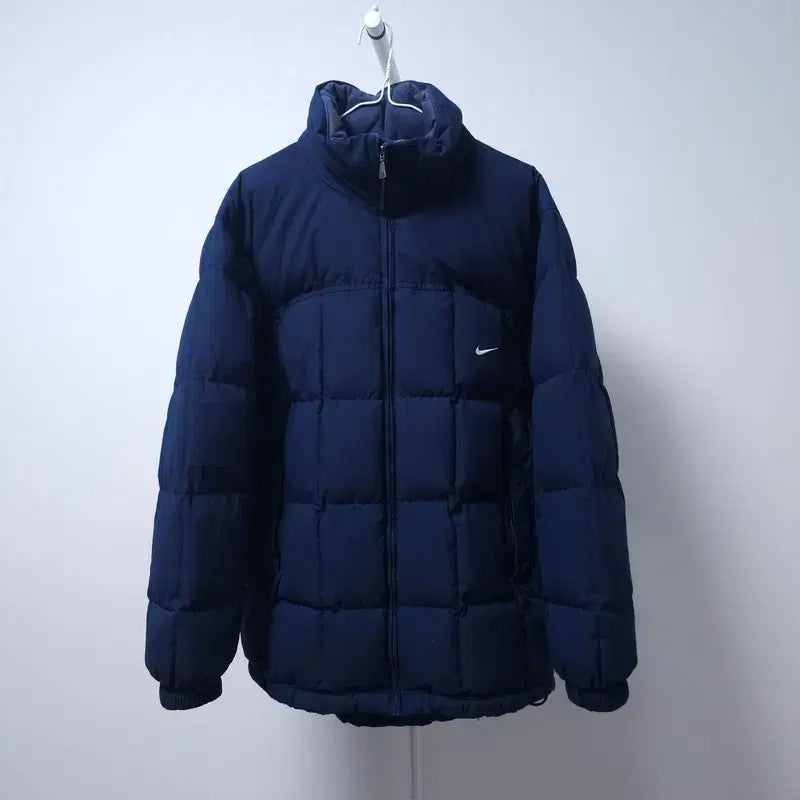 [BUNJANG] Nike Square Navy Padding Jacket M / 나이키 스퀘어 네이비 패딩 M