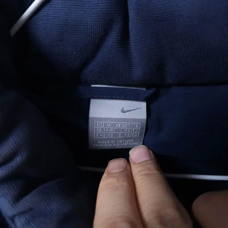 [BUNJANG] Nike Square Navy Padding Jacket M / 나이키 스퀘어 네이비 패딩 M