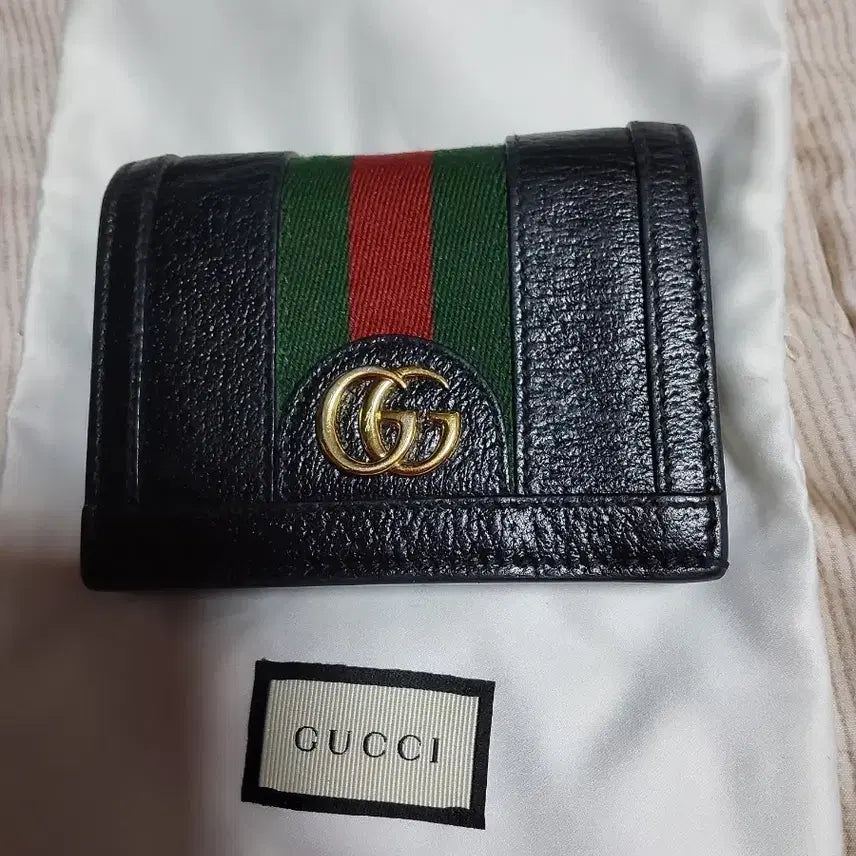 [BUNJANG] Gucci Ophidia Bifold Wallet Black / 구찌 오피디아 반지갑 블랙
