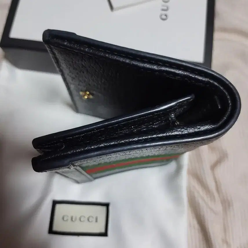 [BUNJANG] Gucci Ophidia Bifold Wallet Black / 구찌 오피디아 반지갑 블랙