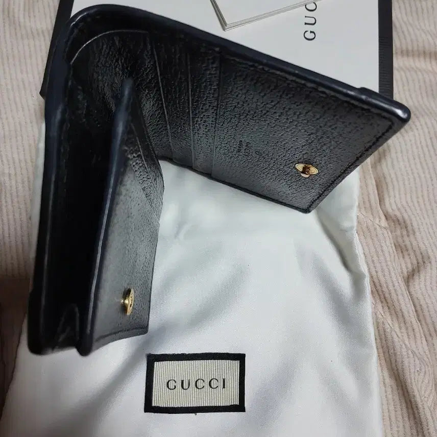 [BUNJANG] Gucci Ophidia Bifold Wallet Black / 구찌 오피디아 반지갑 블랙