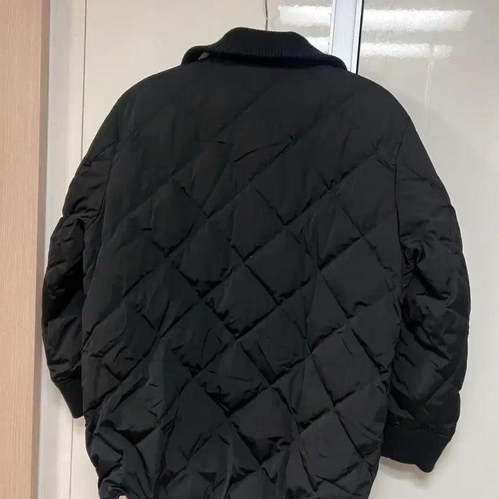 [BUNJANG] Theory Rector Duck Down Reversible Quilted Padded Bomber Jacket - Navy / 띠어리 THEORY 렉터 덕다운 양면자켓 퀼팅 오리털 패딩 점퍼봄버네이비